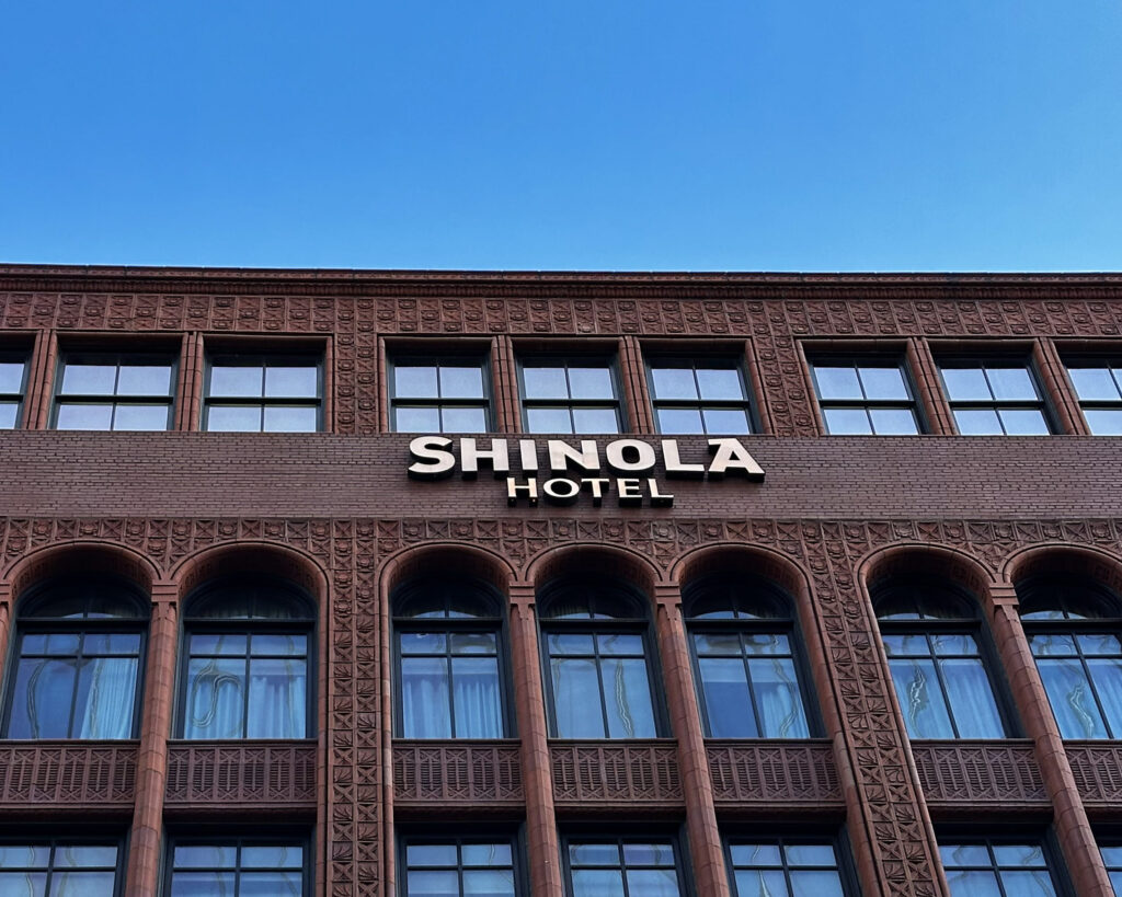 photo of shinola hotel in detroit
