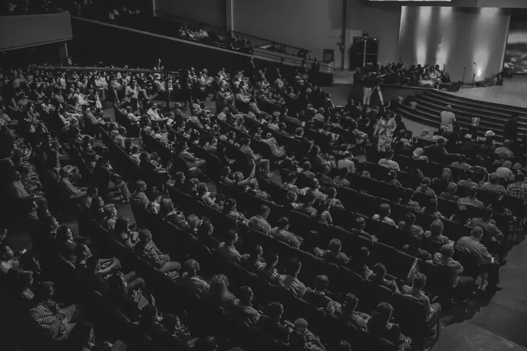 Church congregation connected for livestreamed services