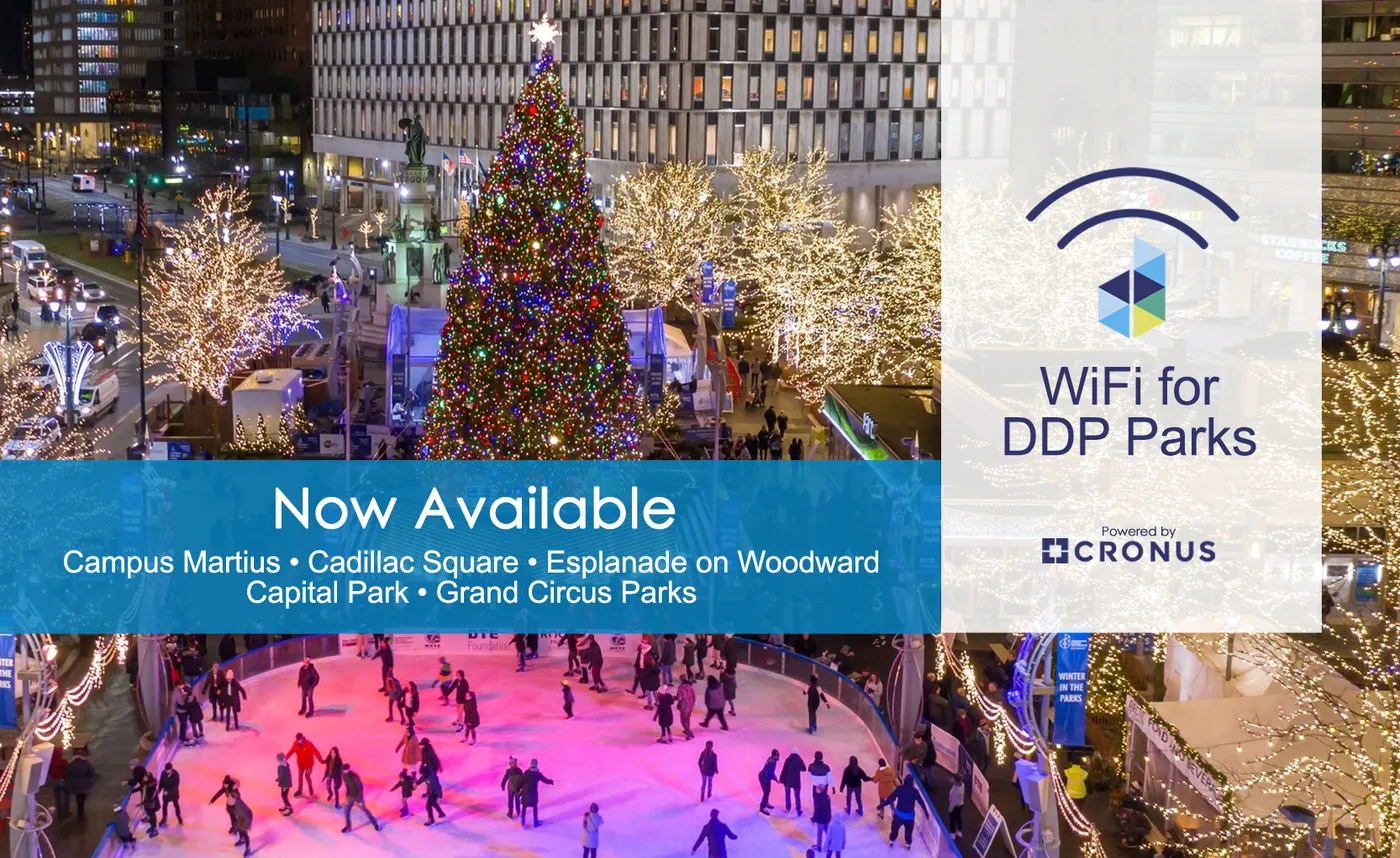 Wi-Fi for Downtown Detroit parks