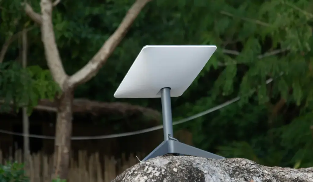 Professionally installed satellite internet dish - Cronus Internet Detroit